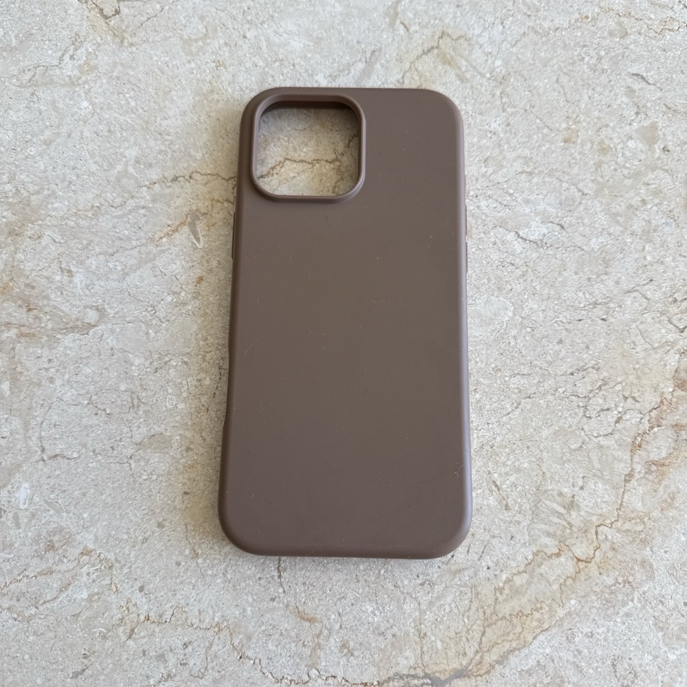 Brown Silicone Phone Case